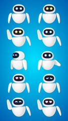 3D robot technology element set