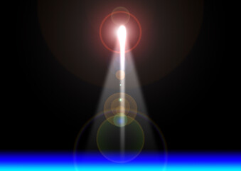 上昇する光・成層圏