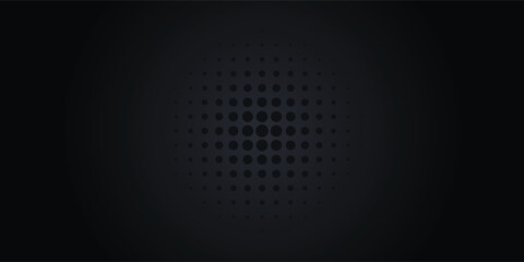 Background with monochrome dotted texture. Polka dot pattern template. vector ilustration