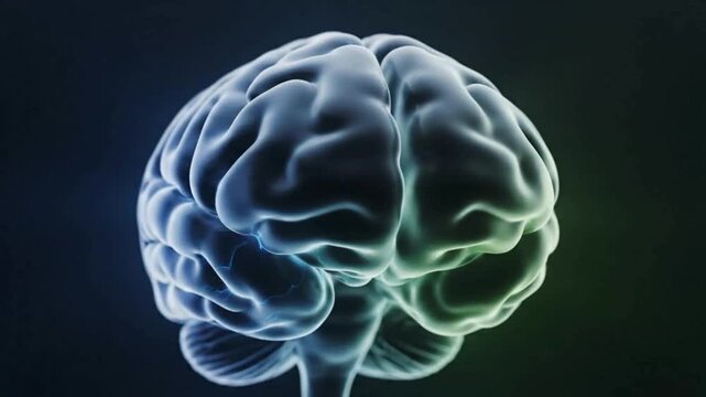 3D Human Brain Visualization | Neural Network Concept Art | Futuristic Brain Illustration