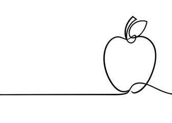   apple fruit with a leaf, perfect for healthy food and diet illustrations, on black or white backgrounds