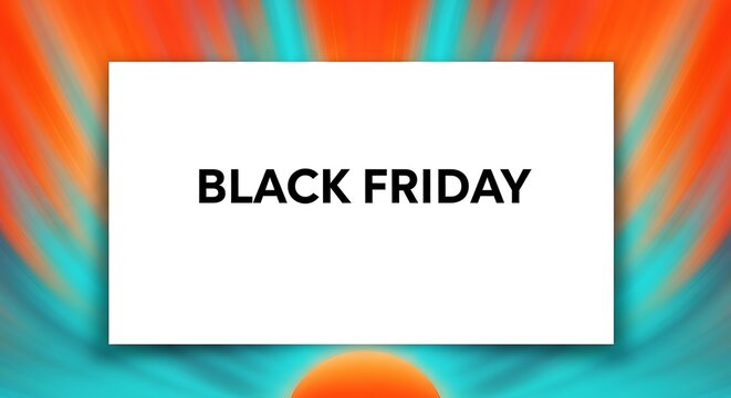 Black Friday Banner: A dynamic graphic, radiating excitement and anticipation, heralds the arrival of Black Friday, promising a day of remarkable deals and shopping opportunities.