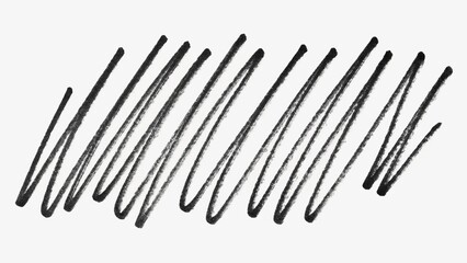 Scribble line isolated design