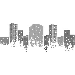 Building Square Silhouette