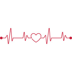 Heartbeat Line Illustration