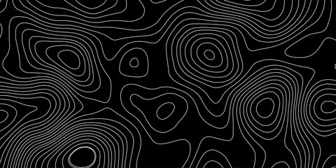 white background with abstract topographic whit color grid line topo map black background., depicting elevation changes in an abstract representation	