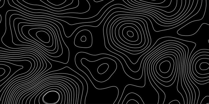 white background with abstract topographic whit color grid line topo map black background., depicting elevation changes in an abstract representation	