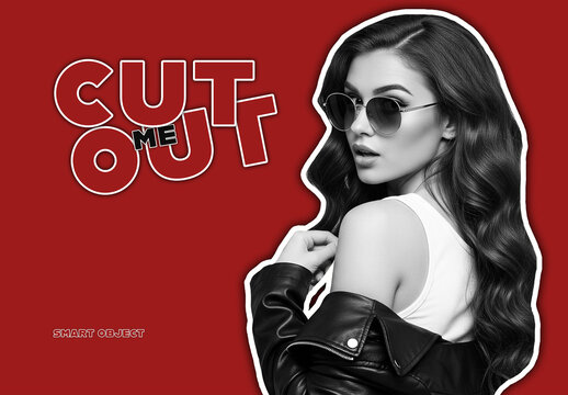 Eighties Retro Cutout Photo Effect