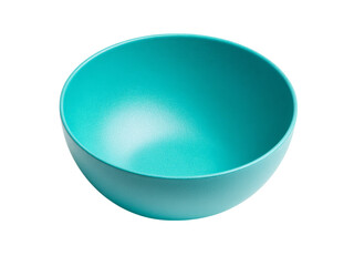 Teal empty bowl isolated on black background kitchenware, Isolated On White Background, Png Transparent