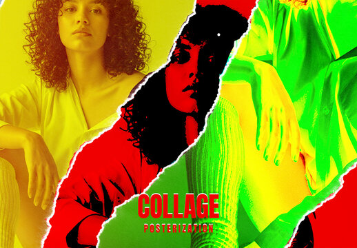 Posterization Collage Photo Effect