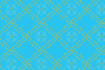 A luxurious Simple Moroccan tile inspired pattern with metallic lines, perfect symmetry, and a modern minimal look for elegant decor and branding.