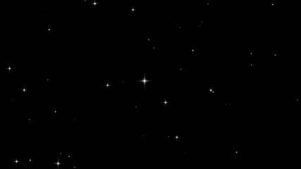 Alpha particles dazzling glowing magical glitter animation included shimmering effect green screen trail entering left frame transition on black background