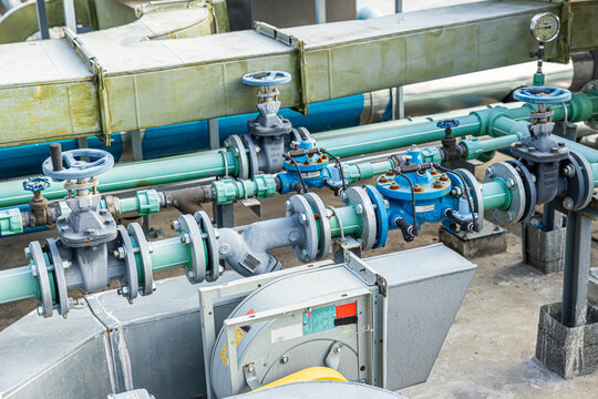 Gate valve, Y strainer rust filters, Automatic Control Valves (ACV) Water pipe system Engineering