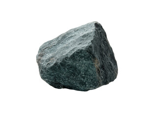 Single dark grey rock isolated on black background, Isolated On White Background, Png Transparent