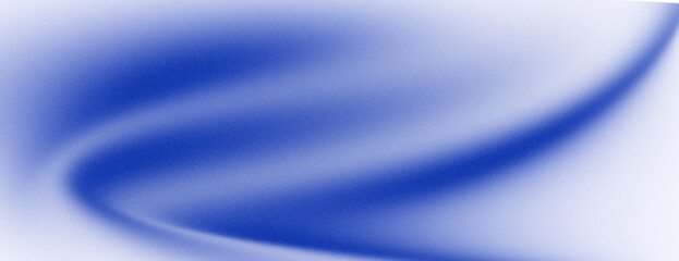 Obraz premium Abstract retro style banner with blue white gradient background, grain noise texture effect smooth backdrop copy space cover