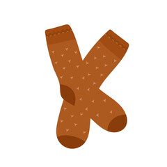 Cozy socks- vector illustration