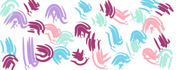 Bright Abstract Doodle Background Design