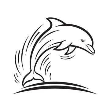 silhouette Dolfin Fish