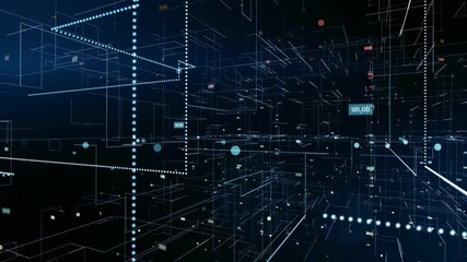network footage concept Ethereum symbol, ETH, digital money, cryptocurrency, cyber coin crypto currency - Powered by Adobe