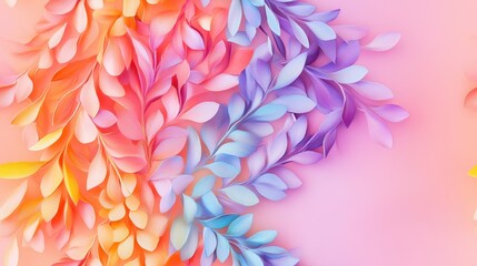 Color Harmony: Colorful leaves create a visual symphony, bringing a sense of freshness and delight.