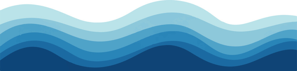 Abstract blue wave background layered wavy pattern in shades of blue perfect for website headers and backgrounds