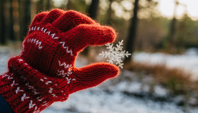 red winter hat