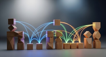 Abstract Data Flow and Technology Connection Concept with Wood Blocks

Digital Network, Business Communication, Information Management System