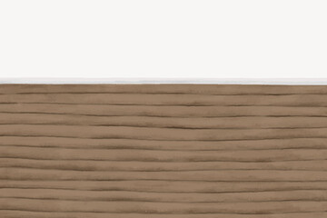 Brown wooden floor border graphic vector
