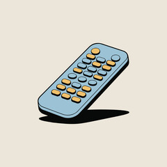 remote control isolated on white