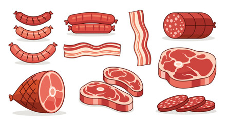 Organic, natural, vegan, cruelty free, collagen, anti age, antioxidant cosmetic editable stroke outline icons set isolated on white background flat vector illustration. Pixel perfect. 64 x 64.