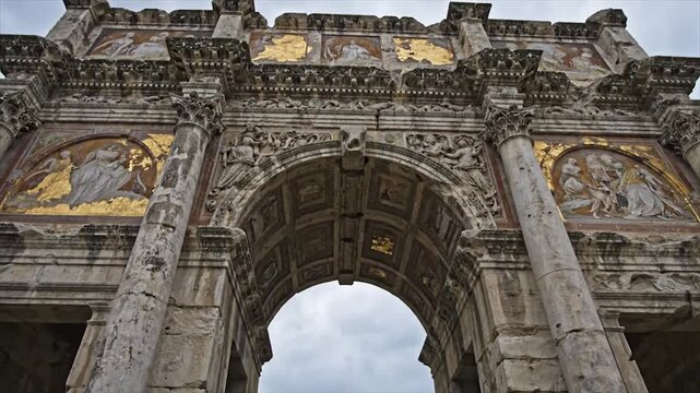 Arch of Constantine A Glimpse into Ancient Roman Architecture and History.