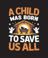 Celebrate the True Spirit of Christmas with Faith, Joy, and Love Tee | Christian Bible Verse Inspirational Holiday T-Shirt Design | Jesus Christ Savior, Merry Christmas, Nativity Celebration