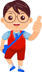 Boy Kids Back to School 