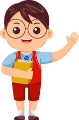 Boy Kids Back to School 