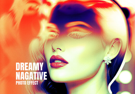Dreamy Negative Film Photo Effect