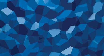 Obraz premium Abstract geometric pattern of blue polygons with sharp edges and facets