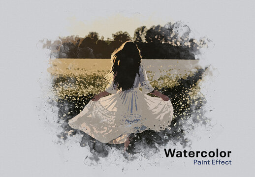 Watercolor Paint Photo Effect