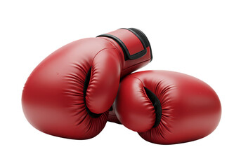 Vibrant red boxing gloves for fitness promotions