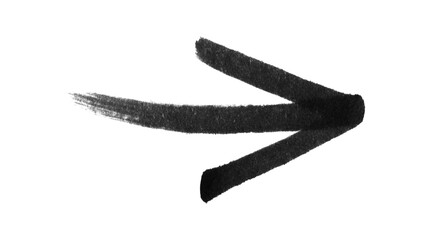 Bold red arrow pointing upward symbolizing progress growth and success isolated on black isolated on transparent background