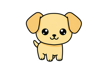 Adorable cartoon puppy makes kids smile instantly
