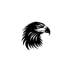 Majestic Eagle Head Silhouette A Symbol of Power and Freedom