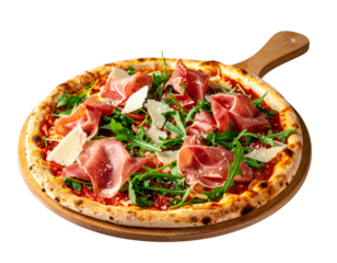  Gourmet Italian Pizza with Prosciutto and Arugula – Modern Culinary Art