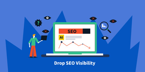 AI overview dominates search results, declined in organic visibility and SEO expert face growing uncertainty.