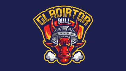  Fierce Warrior Mascot Esports Emblem