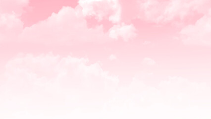 Pink sky with white clouds.. Pink sky with white cloud. The firmament before a large storm. Sweet dream background.