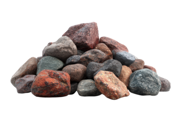 Pile of multicolored stones