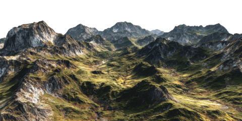 Panoramic mountain landscape