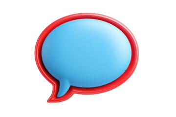 3D speech bubble graphic