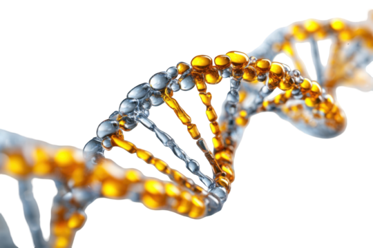 3D rendering of a DNA strand