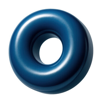 A large, donut-shaped varistor with a center hole for surge protection in power units.